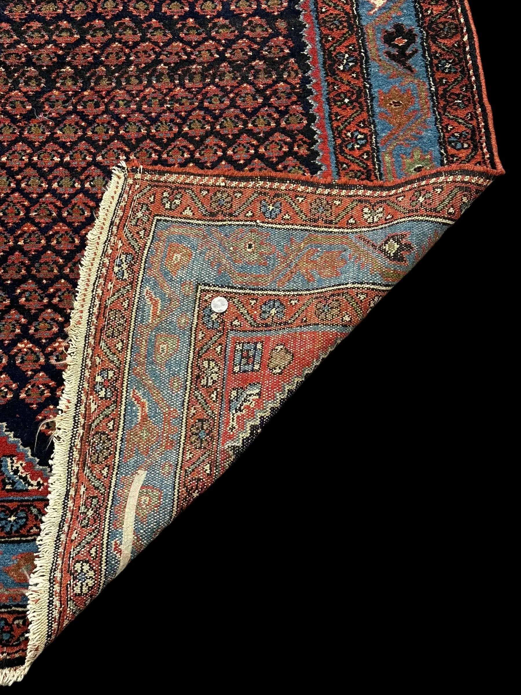 Handmade Vintage Wool Rug Unique Persian Bidjar Design in Bold Colors 3'5 x 6'8 I Got Rugs Handmade Vintage Wool Rug Unique Persian Bidjar Design in Bold Colors 3'5 x 6'8 I Got Rugs Handmade Vintage I Got Rugs