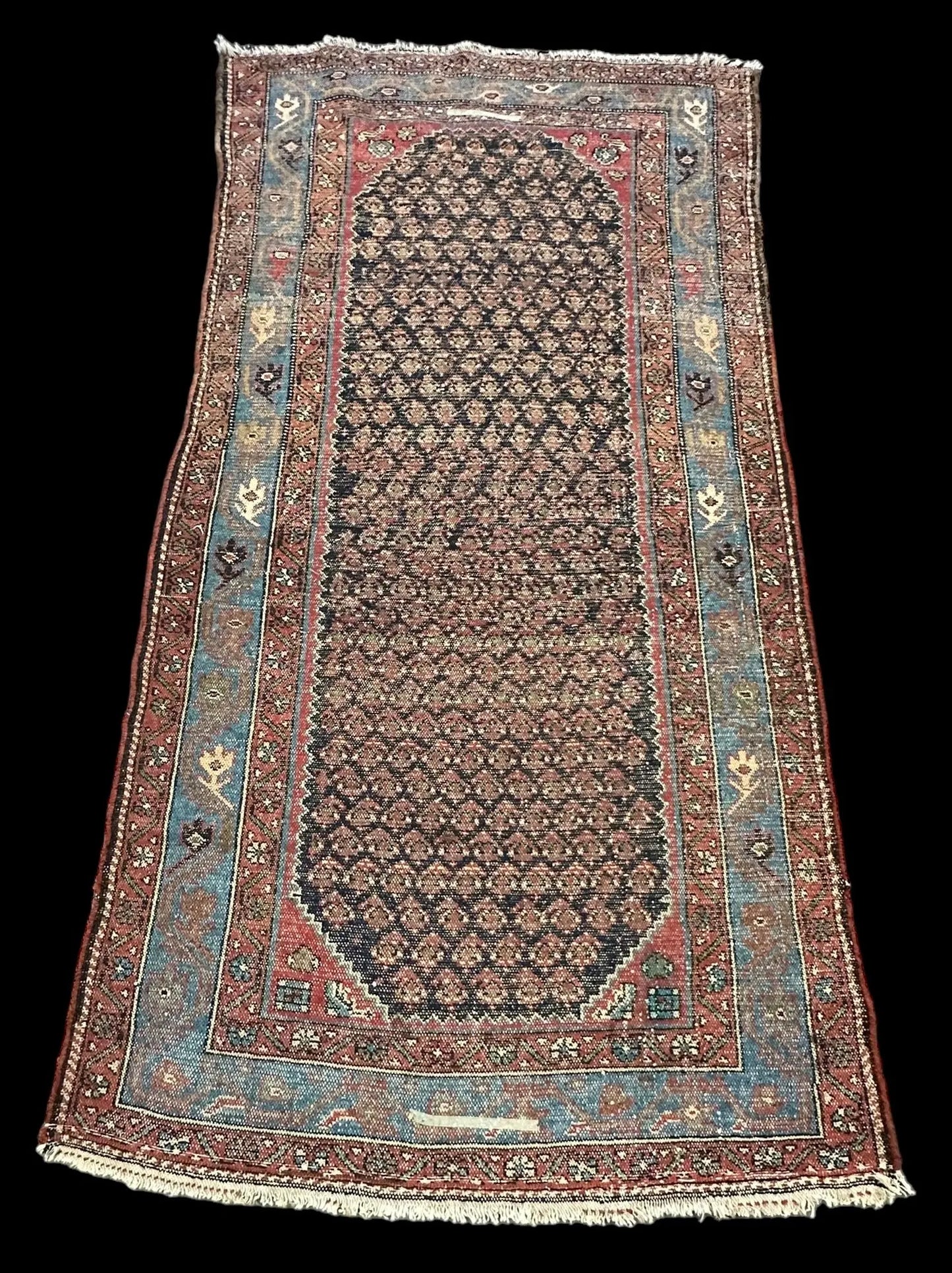 Handmade Vintage Wool Rug Unique Persian Bidjar Design in Bold Colors 3'5 x 6'8 I Got Rugs Handmade Vintage Wool Rug Unique Persian Bidjar Design in Bold Colors 3'5 x 6'8 I Got Rugs Handmade Vintage I Got Rugs