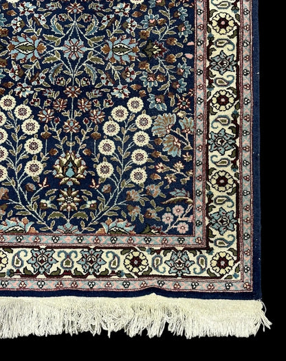 Handmade Vintage Wool Runner Rug Persian Floral Pattern Navy Blue 2'9 x 5'8 I Got Rugs Handmade Vintage Wool Runner Rug Persian Floral Pattern Navy Blue 2'9 x 5'8 I Got Rugs Handmade Vintage I Got Rugs