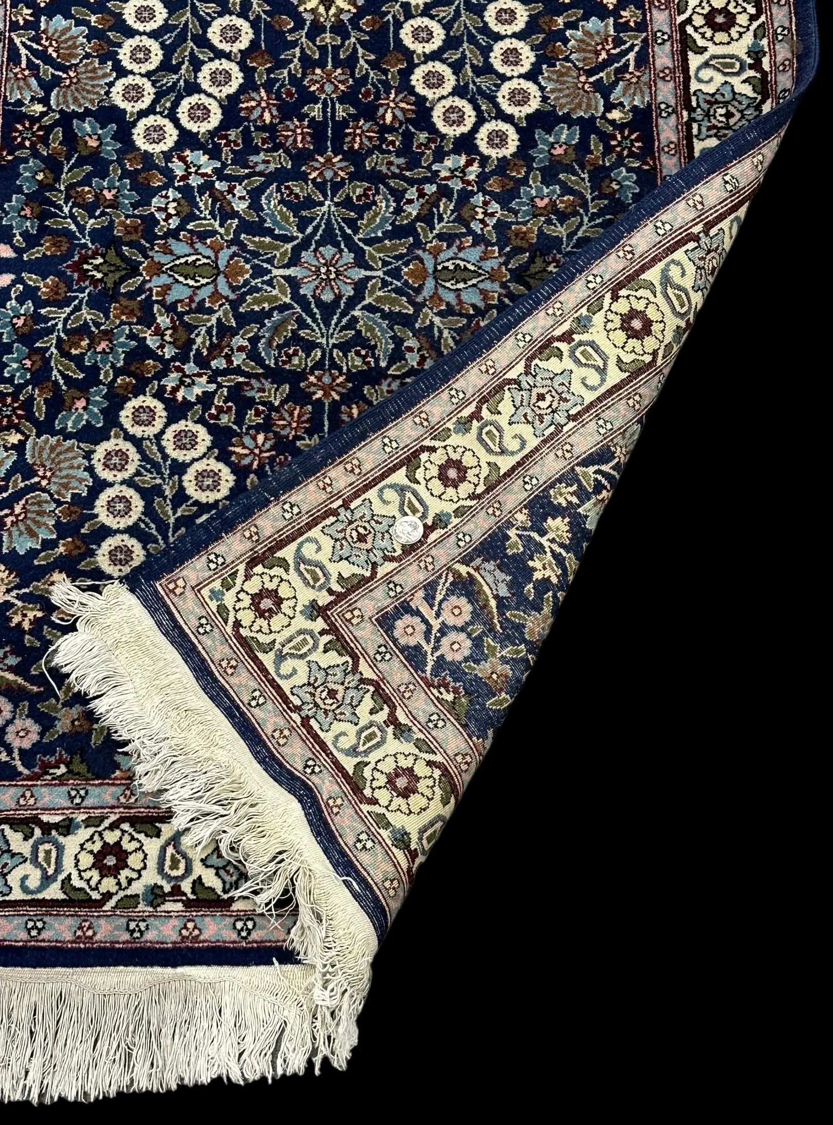 Handmade Vintage Wool Runner Rug Persian Floral Pattern Navy Blue 2'9 x 5'8 I Got Rugs Handmade Vintage Wool Runner Rug Persian Floral Pattern Navy Blue 2'9 x 5'8 I Got Rugs Handmade Vintage I Got Rugs