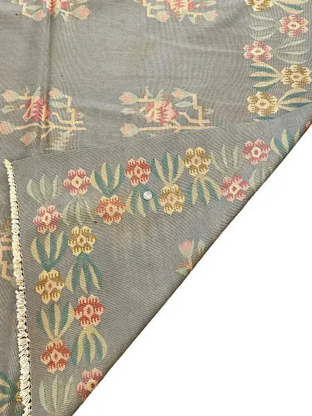 Vintage Tribal Berber Moroccan Kilim Rug Gray/ Multicolor Design 5'3 x 8'2 I Got Rugs