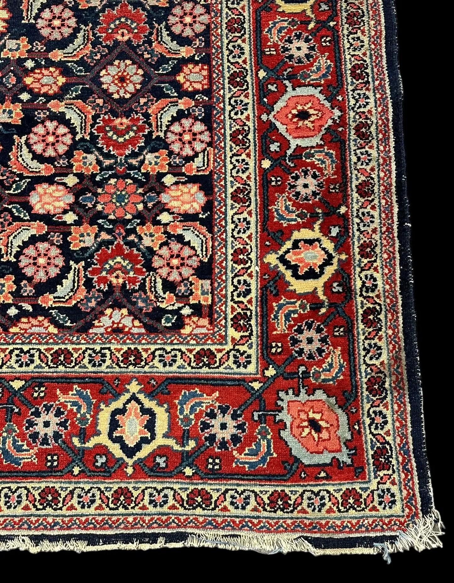 Unique Handmade Vintage Wool Rug Colorful Persian Floral Pattern 4'4 x 5'10 I Got Rugs Unique Handmade Vintage Wool Rug Colorful Persian Floral Pattern 4'4 x 5'10 I Got Rugs Handmade Vintage I Got Rugs