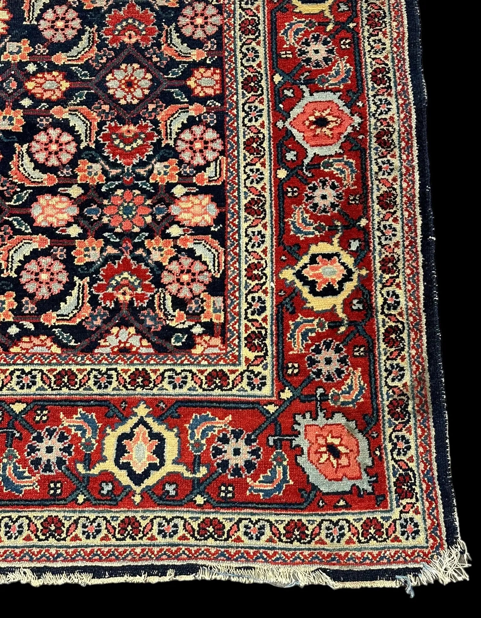 Unique Handmade Vintage Wool Rug Colorful Persian Floral Pattern 4'4 x 5'10 I Got Rugs Unique Handmade Vintage Wool Rug Colorful Persian Floral Pattern 4'4 x 5'10 I Got Rugs Handmade Vintage I Got Rugs