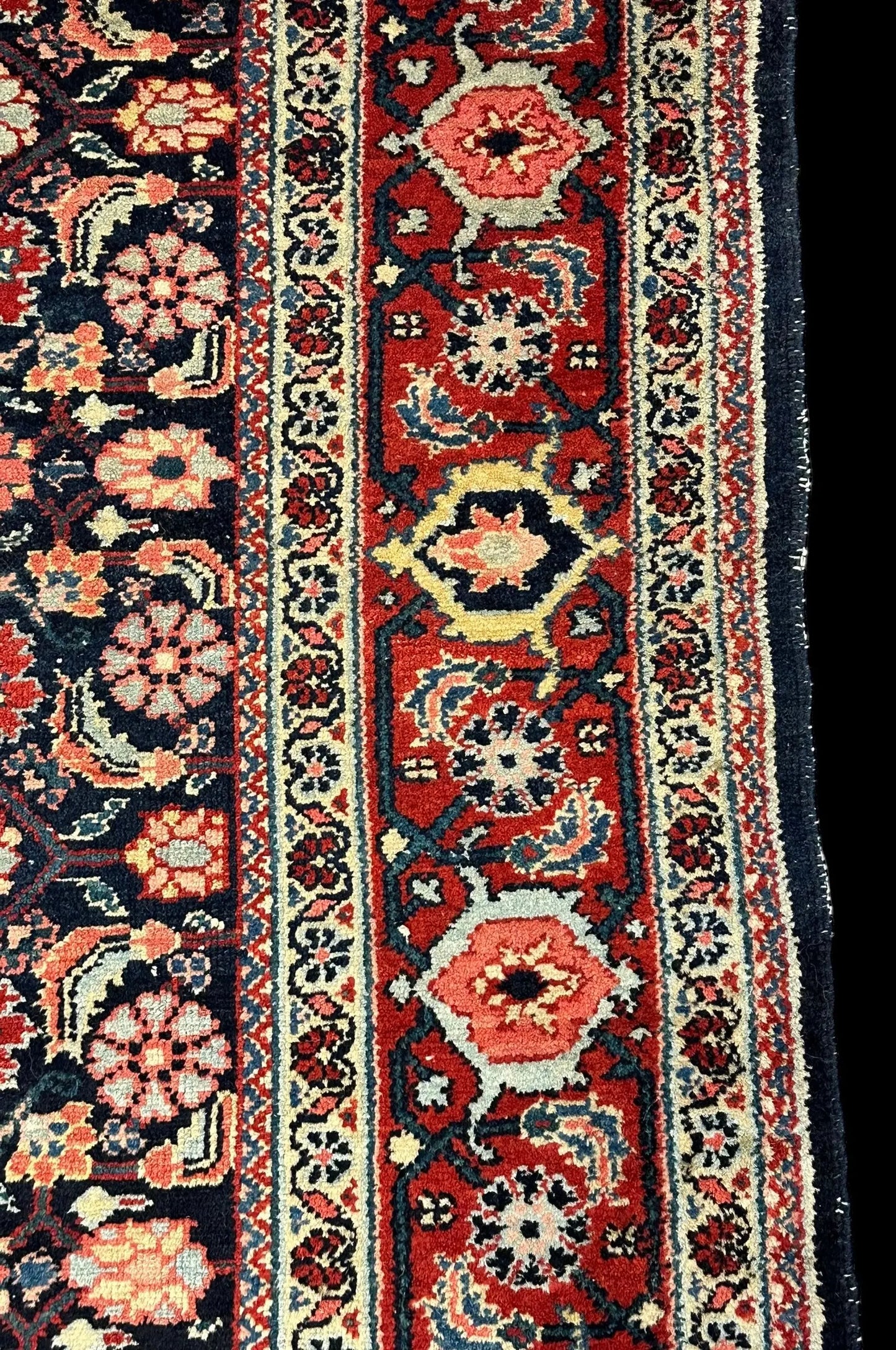 Unique Handmade Vintage Wool Rug Colorful Persian Floral Pattern 4'4 x 5'10 I Got Rugs Unique Handmade Vintage Wool Rug Colorful Persian Floral Pattern 4'4 x 5'10 I Got Rugs Handmade Vintage I Got Rugs