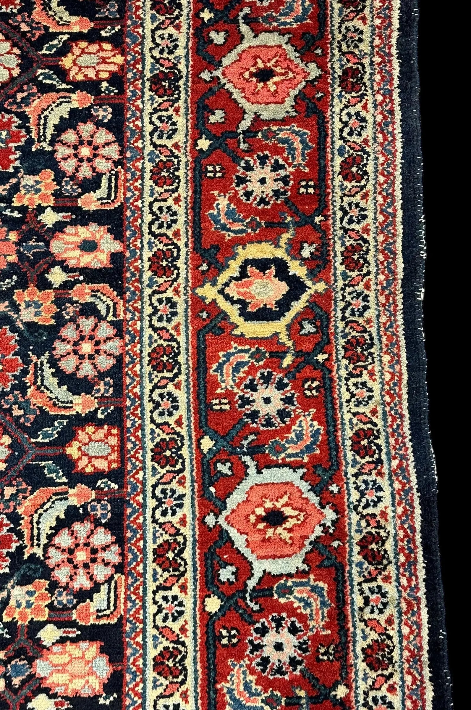 Unique Handmade Vintage Wool Rug Colorful Persian Floral Pattern 4'4 x 5'10 I Got Rugs Unique Handmade Vintage Wool Rug Colorful Persian Floral Pattern 4'4 x 5'10 I Got Rugs Handmade Vintage I Got Rugs