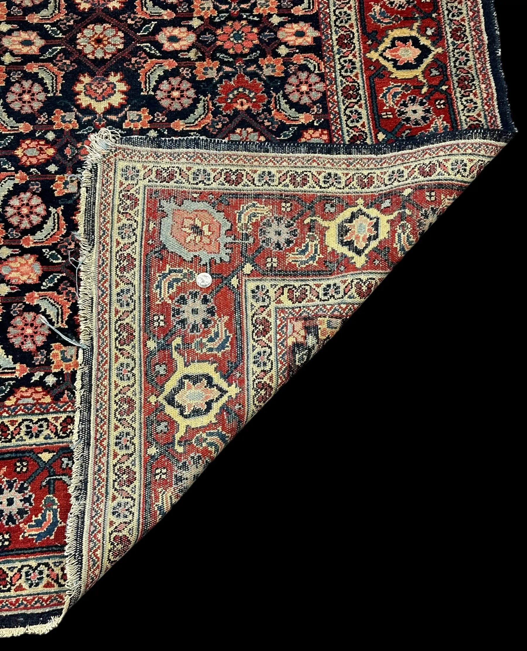 Unique Handmade Vintage Wool Rug Colorful Persian Floral Pattern 4'4 x 5'10 I Got Rugs Unique Handmade Vintage Wool Rug Colorful Persian Floral Pattern 4'4 x 5'10 I Got Rugs Handmade Vintage I Got Rugs
