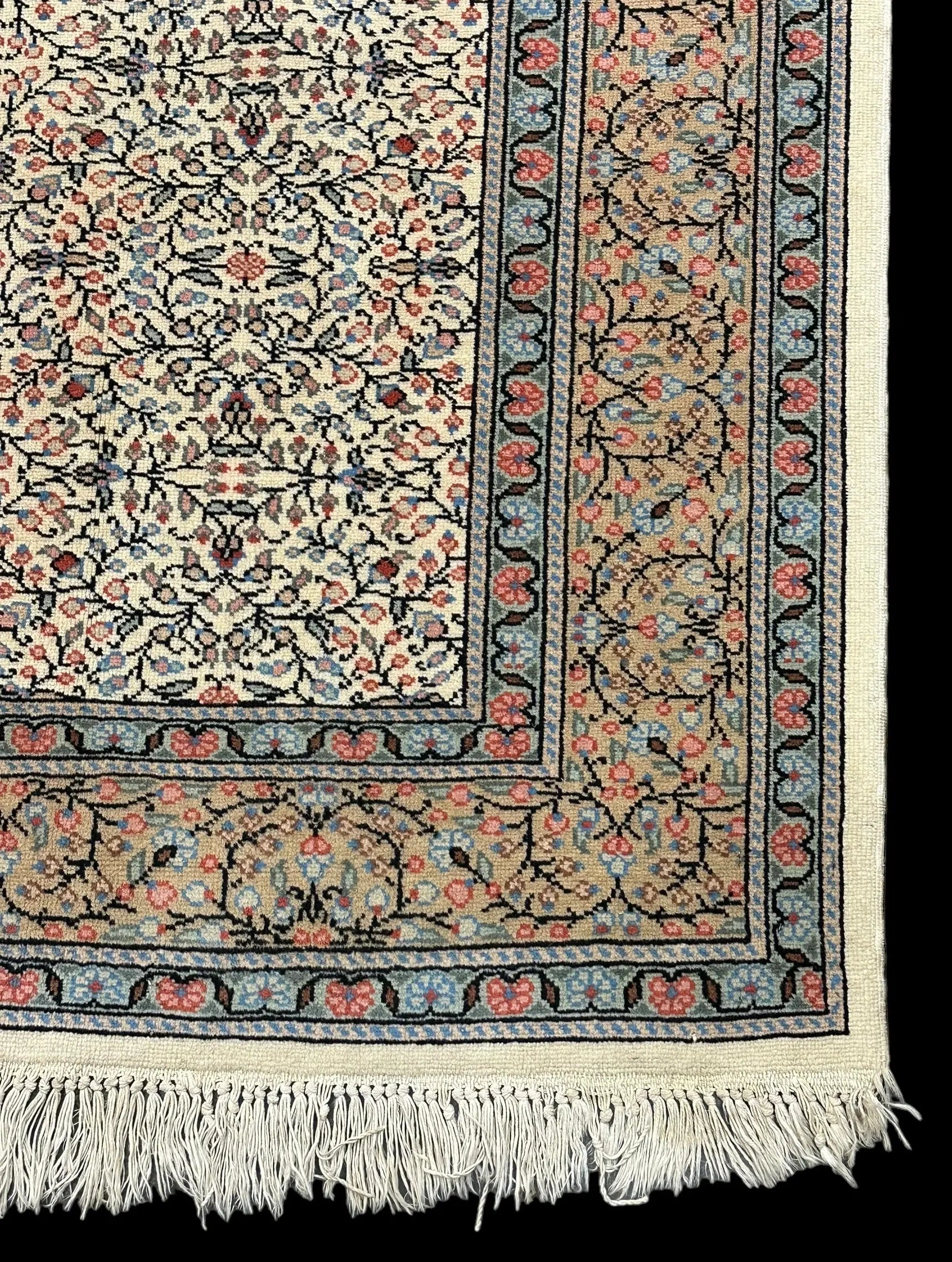 Unique Handmade Vintage Wool Rug Colorful Turkish Oriental Design 6'6 x 10' I Got Rugs