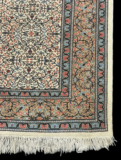 Unique Handmade Vintage Wool Rug Colorful Turkish Oriental Design 6'6 x 10' I Got Rugs