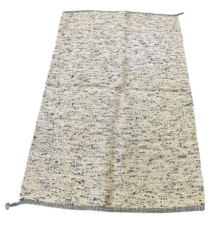 Vintage Hand-Knotted Thick Wool Rug Moroccan Kilim 4'4 x 6'10 I Got Rugs