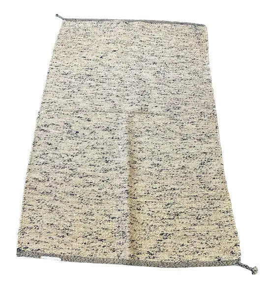 Vintage Hand-Knotted Thick Wool Rug Moroccan Kilim 4'4 x 6'10 I Got Rugs